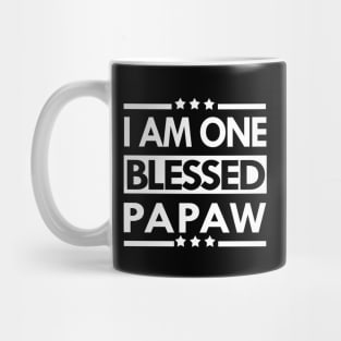 I Am One Blessed Papaw Gift for Grandpa, Papa, Papaw Mug